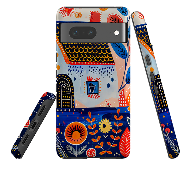Google Tough Case - Folk Art House VIII
