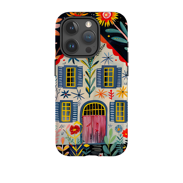 iPhone Case - Folk Art House X