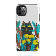 iPhone Tough Case - Folk Cat By Tracey English