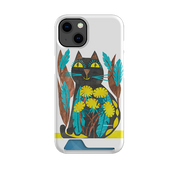 Folk Cat Case and Card Case By Tracey English