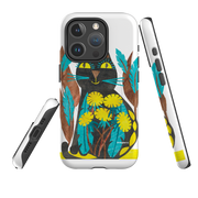 iPhone MagSafe Tough Case - Folk Cat By Tracey English