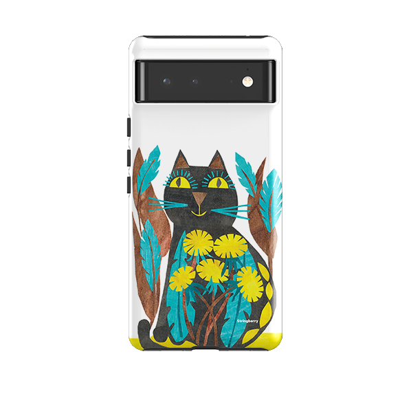 Google Tough Case -  Folk Cat By Tracey English