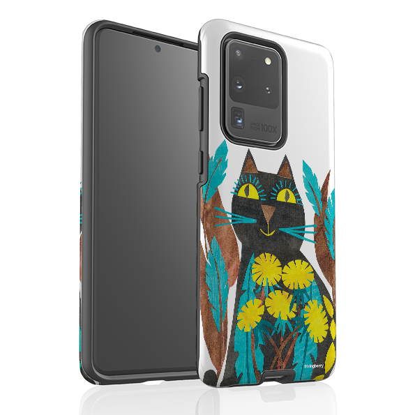 Samsung Tough Case - Folk Cat By Tracey English