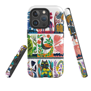 iPhone MagSafe Tough Case - Folk Colour By Tracey English