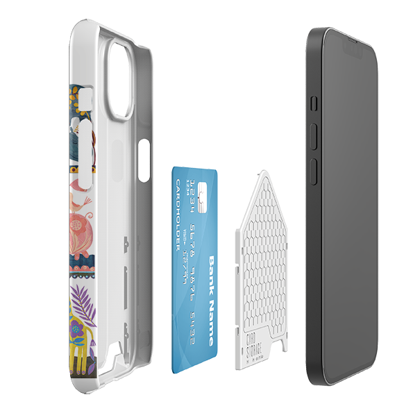 Folk Colour Case and Card Case By Tracey English