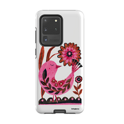 Samsung Tough Case - Folk Floral Bird By Tracey English