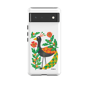 Google Tough Case -  Folk Floral Peahen By Tracey English