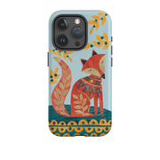 iPhone Tough Case - Folk Foxie By Tracey English