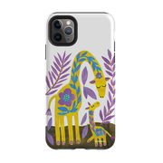 iPhone Tough Case - Folk Giraffes By Tracey English
