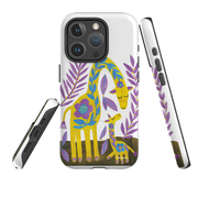 iPhone MagSafe Tough Case - Folk Giraffes By Tracey English