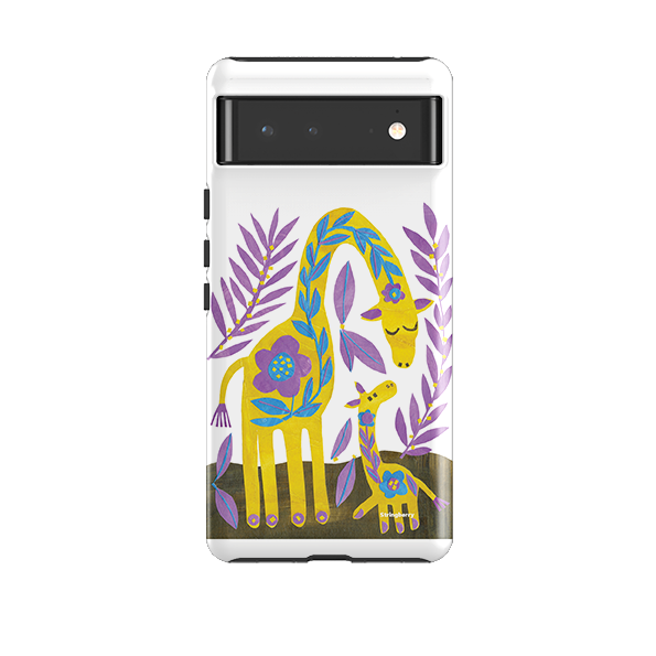 Google Tough Case -  Folk Giraffes By Tracey English