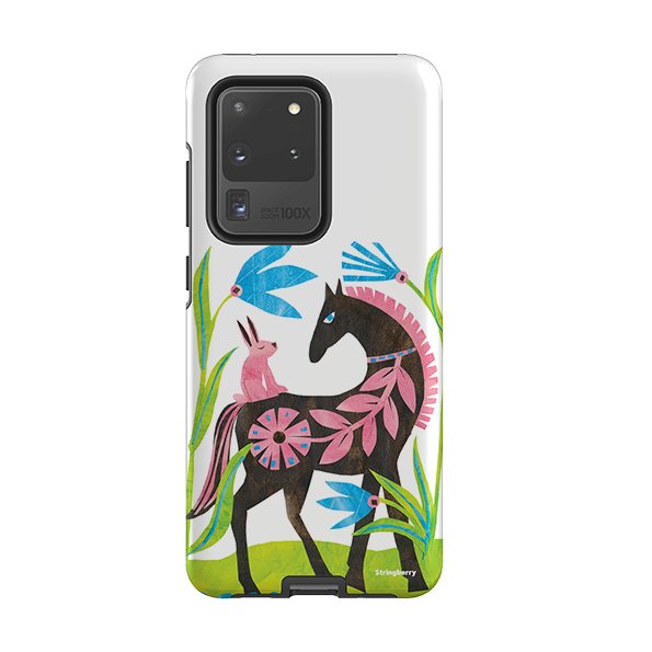 Samsung Tough Case - Folk Horse And Bunny By Tracey English
