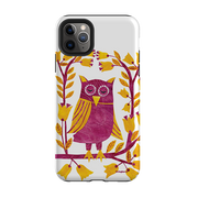 iPhone Tough Case - Folk Owl By Tracey English