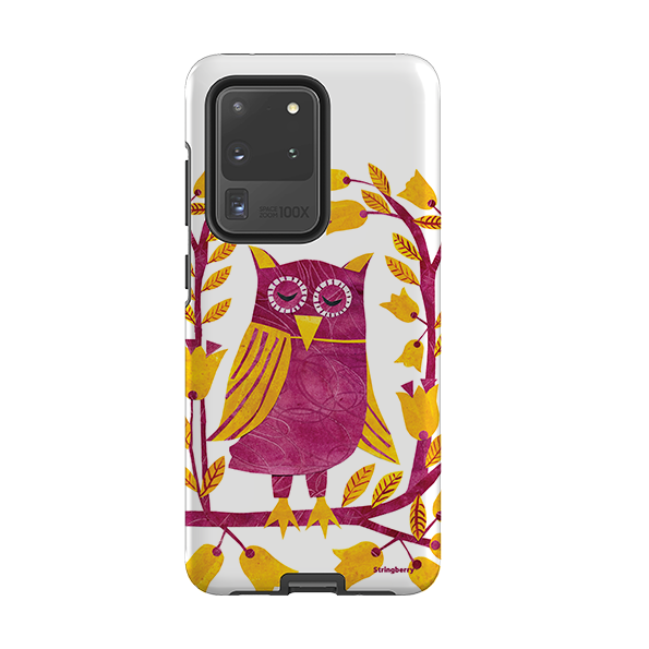 Samsung Tough Case - Folk Owl By Tracey English
