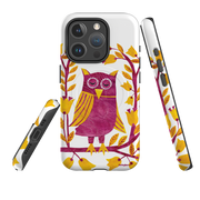 iPhone MagSafe Tough Case - Folk Owl By Tracey English