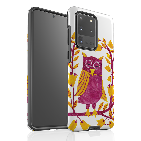 Samsung Tough Case - Folk Owl By Tracey English