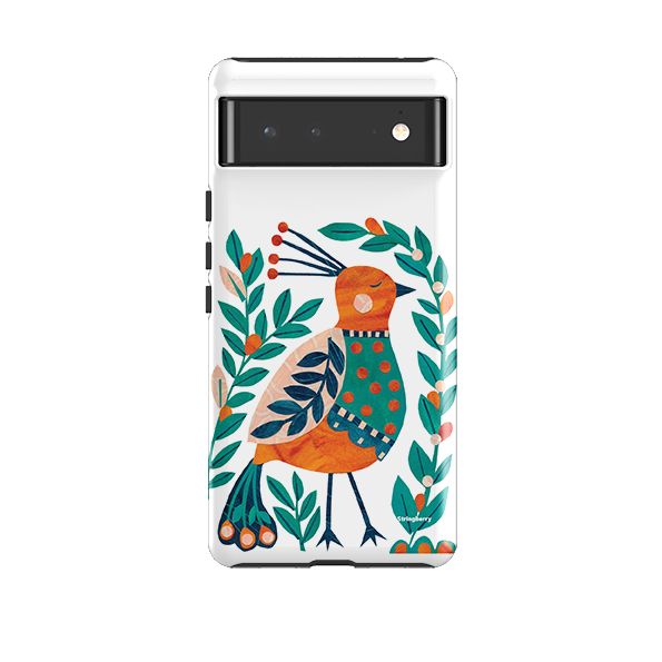 Google Tough Case -  Folk Peacock By Tracey English