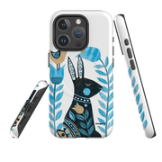 iPhone MagSafe Tough Case - Folk Rabbit By Tracey English