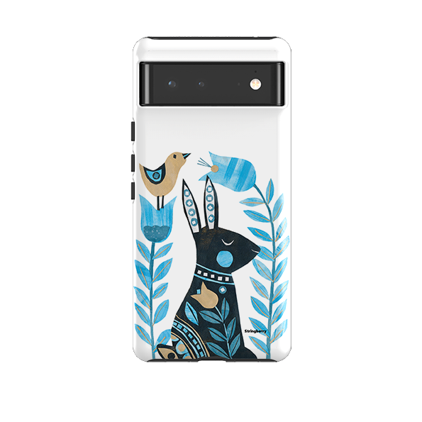 Google Tough Case -  Folk Rabbit By Tracey English