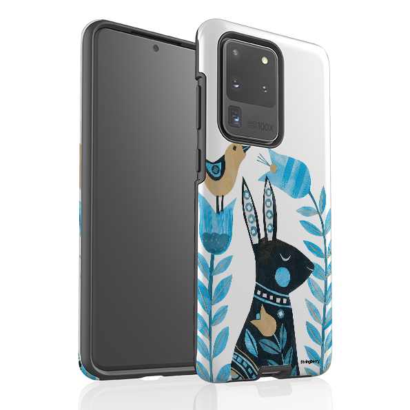 Samsung Tough Case - Folk Rabbit By Tracey English