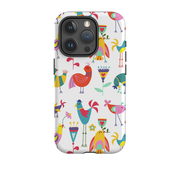 iPhone Tough Case - Folky Birds By Suzy Taylor