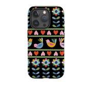 iPhone Tough Case - Folky Birds II By Suzy Taylor