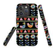 iPhone MagSafe Tough Case -  Folky Birds II By Suzy Taylor
