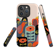 iPhone MagSafe Tough Case -  Folky Birds III By Suzy Taylor