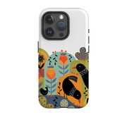 iPhone Tough Case - Folky Birds IV By Suzy Taylor