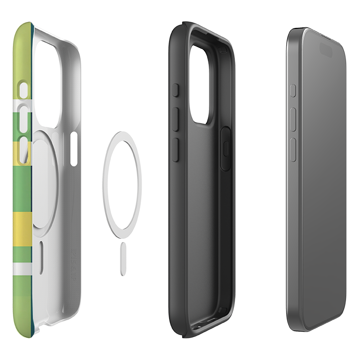 iPhone MagSafe Tough Case - Forest Gingham