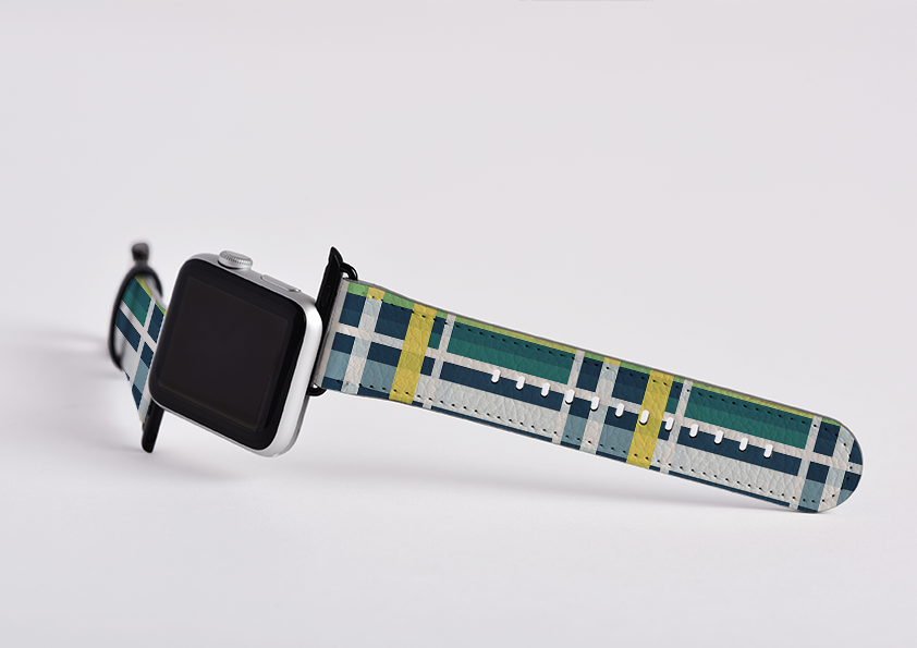 Forest Gingham Apple Watch Strap