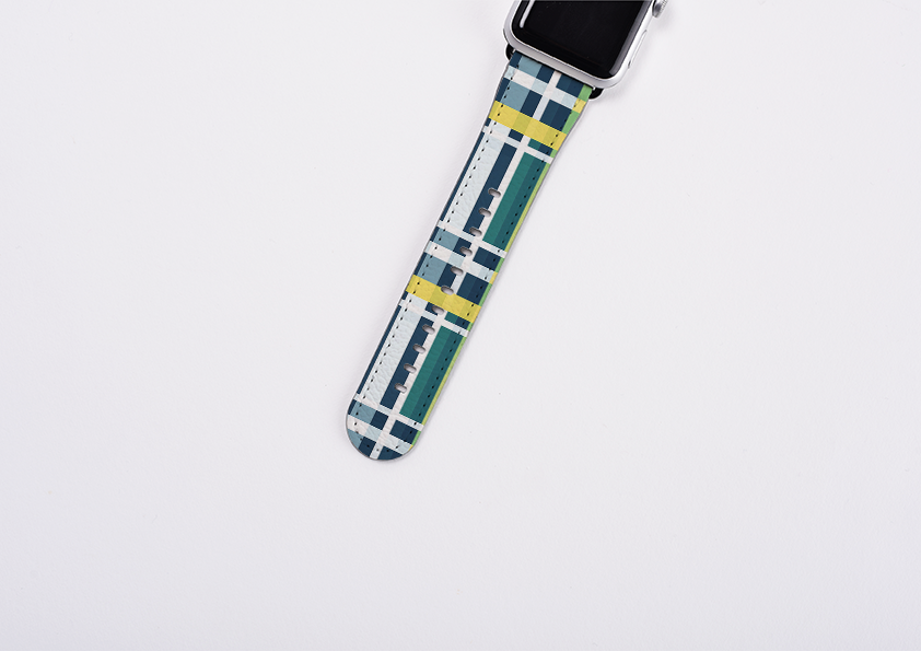 Forest Gingham Apple Watch Strap