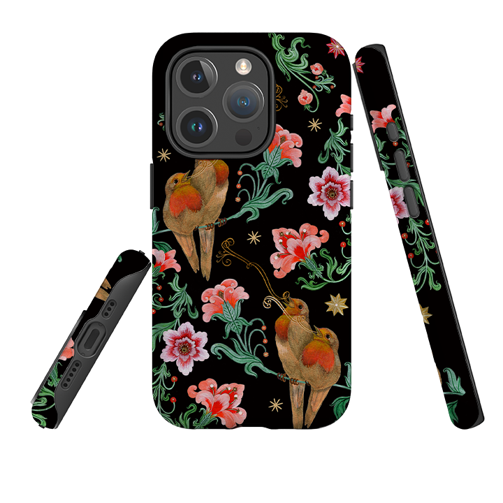 iPhone MagSafe Tough Case - Four Calling Birds By Maria Matos