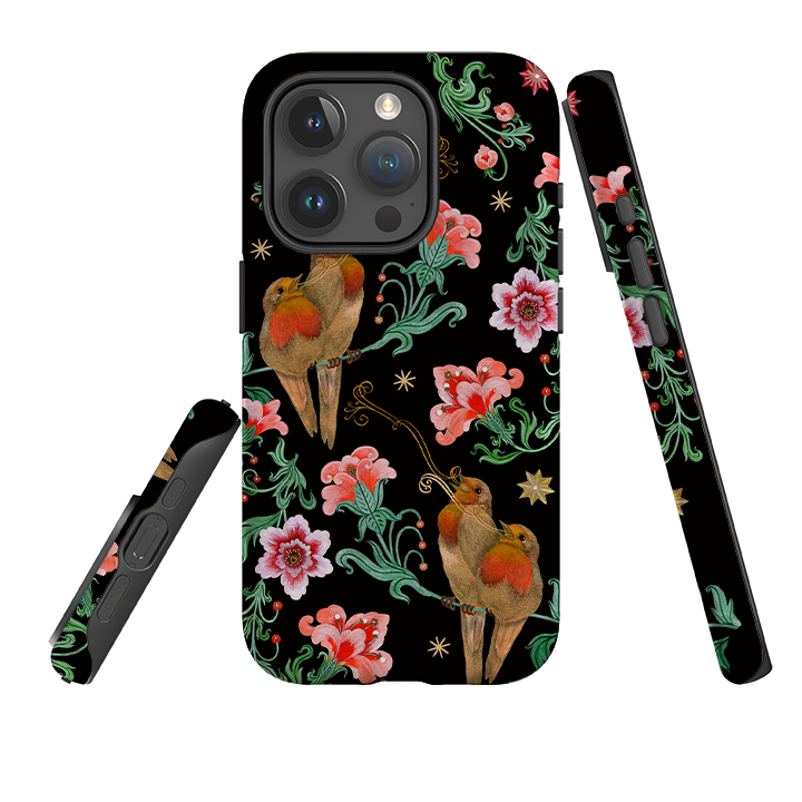 iPhone Tough  Case - Four Calling Birds By Maria Matos