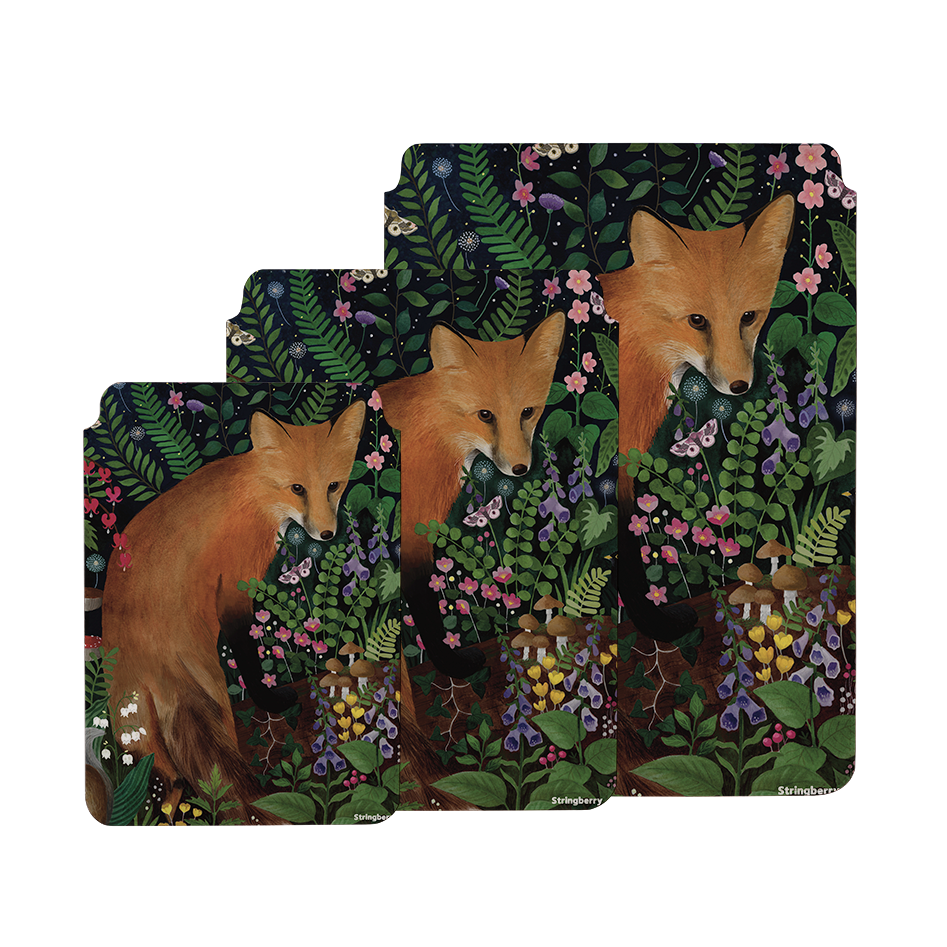Fox At Night By Bex Parkin Laptop, Kindle & iPad Sleeve