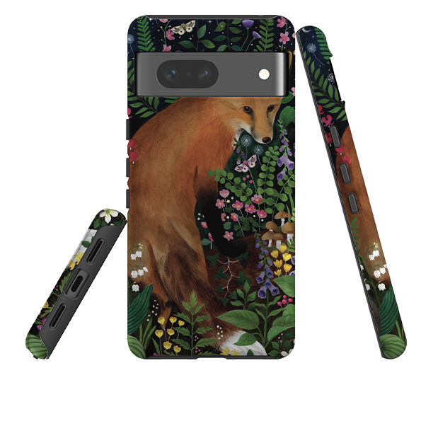 Google Tough Case -  Fox At Night By Bex Parkin