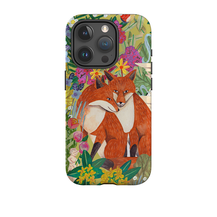 iPhone Tough Case - Foxes By Caroline Bonne Muller