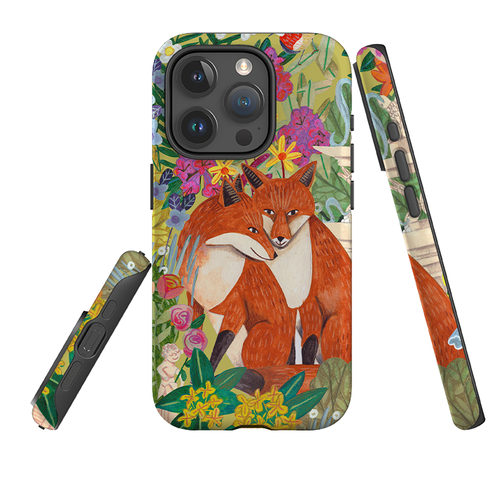 iPhone Tough Case - Foxes By Caroline Bonne Muller