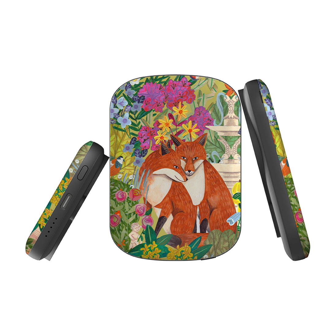 MagSafe Power Bank - Foxes By Caroline Bonne Muller