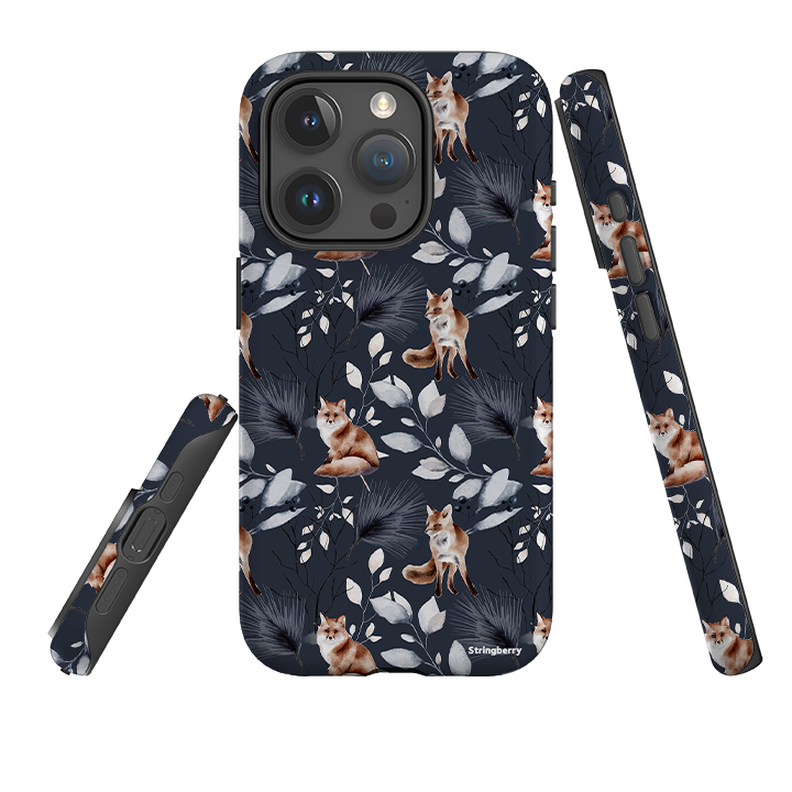 iPhone Tough Case - Foxy Xmas