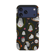 iPhone Tough Case - Framed Ghosts - Charcoal By Katherine Quinn