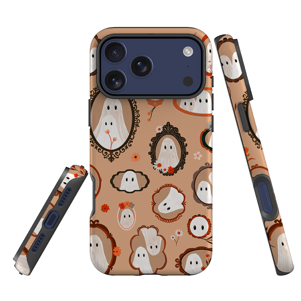 iPhone Tough Case - Framed Ghosts - Cider Clay By Katherine Quinn