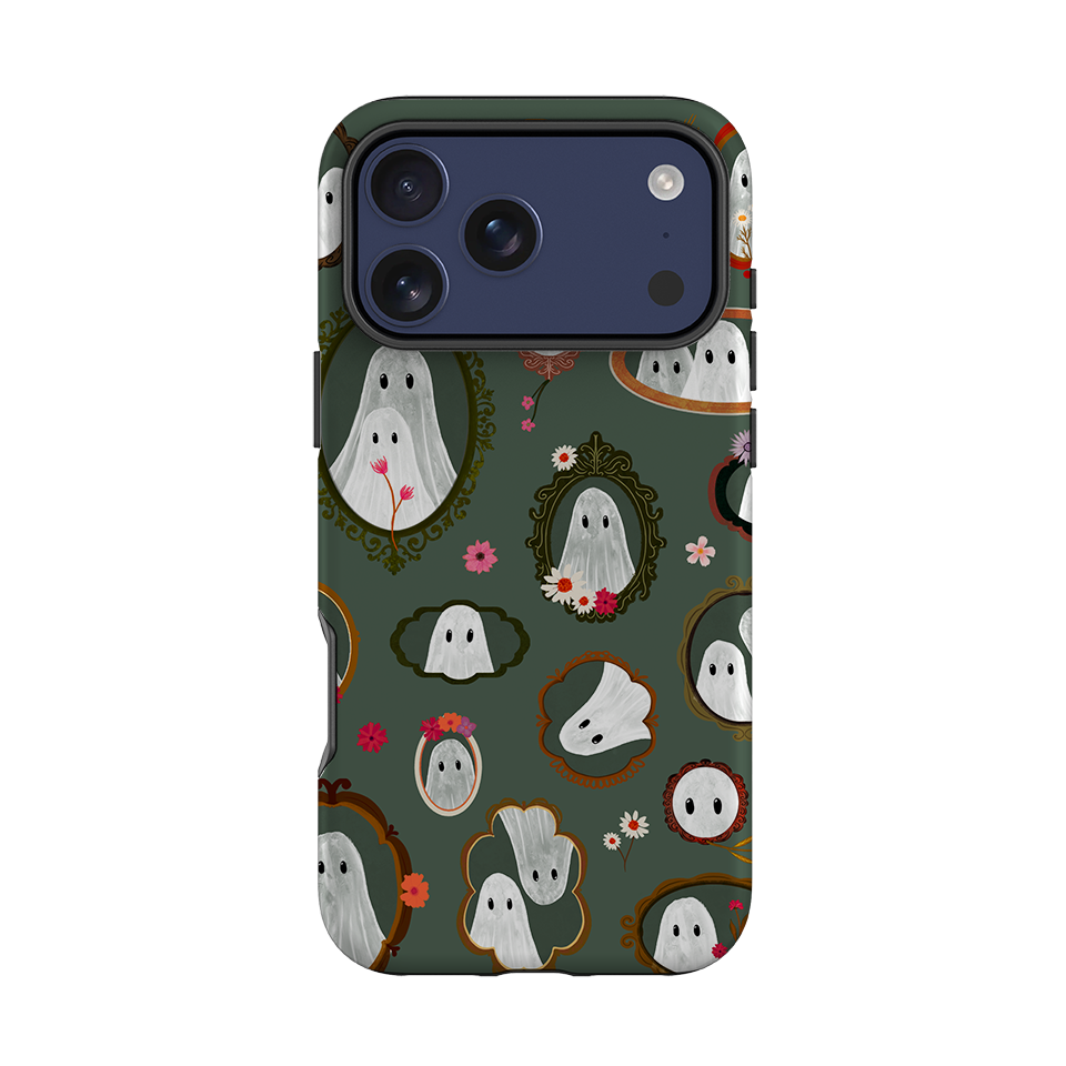 iPhone Tough Case - Framed Ghosts - Pine By Katherine Quinn