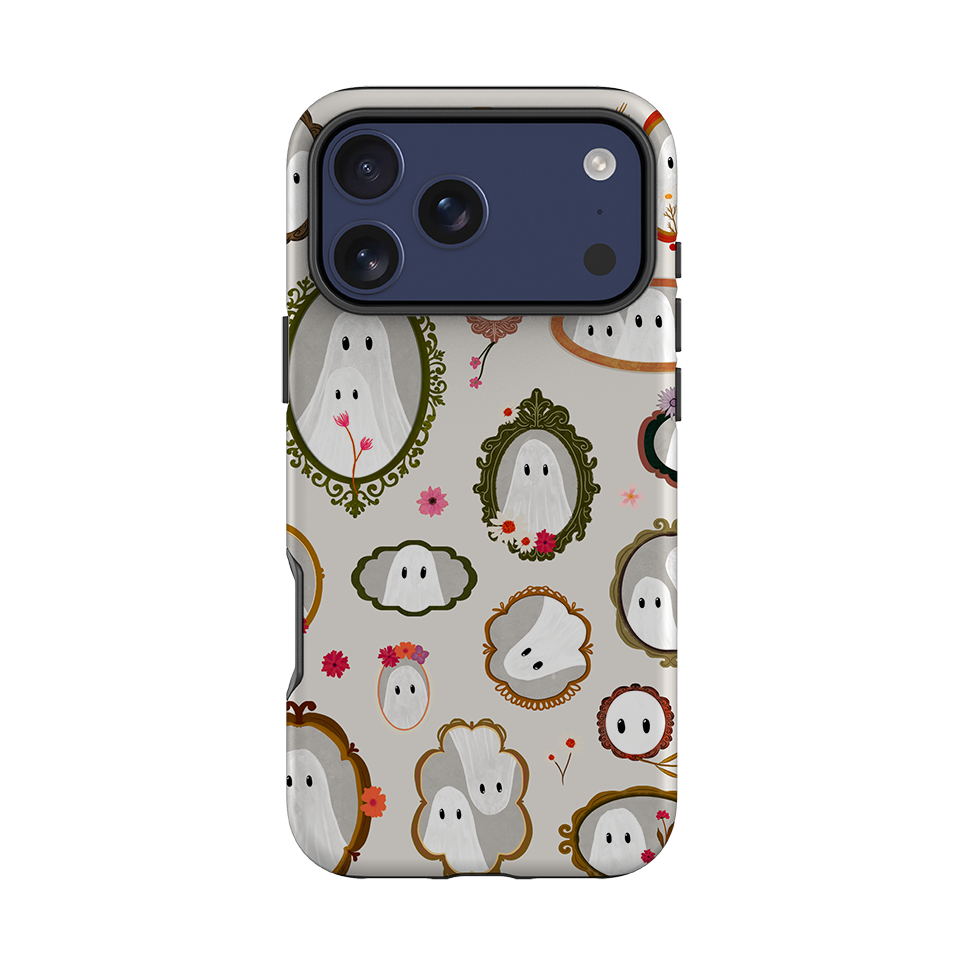 iPhone Tough Case - Framed Ghosts - Stone By Katherine Quinn