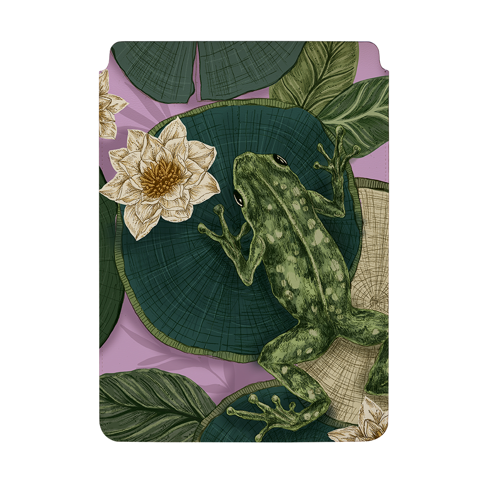 Frog By Jade Mosinski Laptop, Kindle & iPad Sleeve