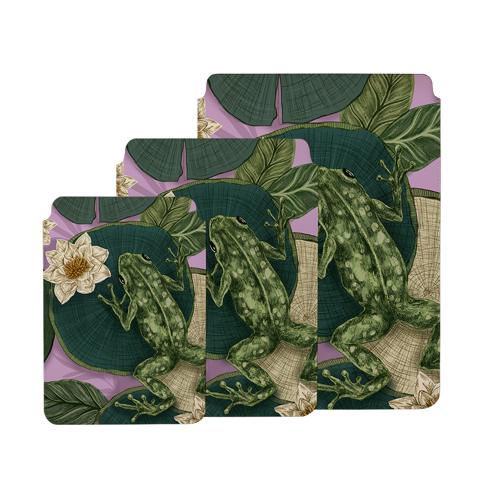 Frog By Jade Mosinski Laptop, Kindle & iPad Sleeve