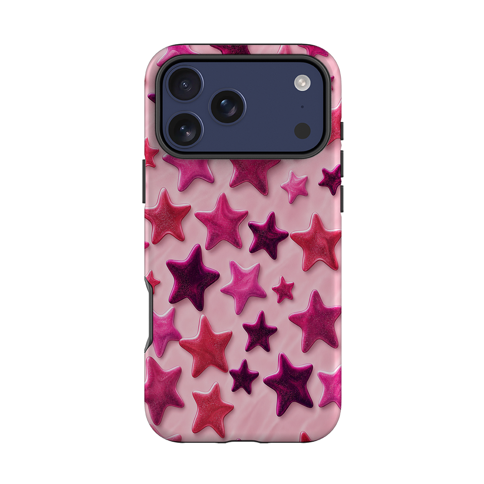 iPhone Tough Case - Fuchsia Star