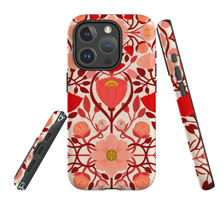 iPhone MagSafe Tough Case -  Full Bloom By Nina Pace