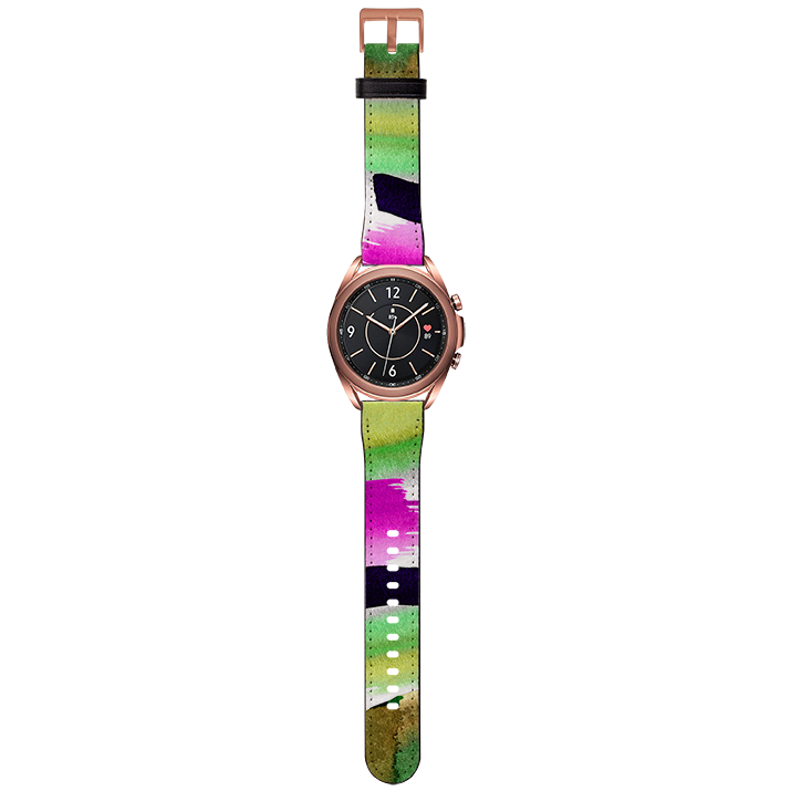 Garden Painting By Kitty Joseph Samsung Watch Strap