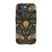 iPhone Tough Case - Giraffes Birds and Lion By Catherine Rowe